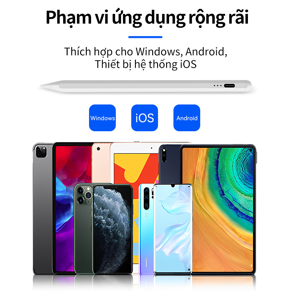 Bút cảm ứng đa năng cho Android Xiaomi HUAWEI Pad Điện thoại máy tính bảng iOS Màn hình cảm ứng Bút chì – ảnh mô tả chi tiết 1