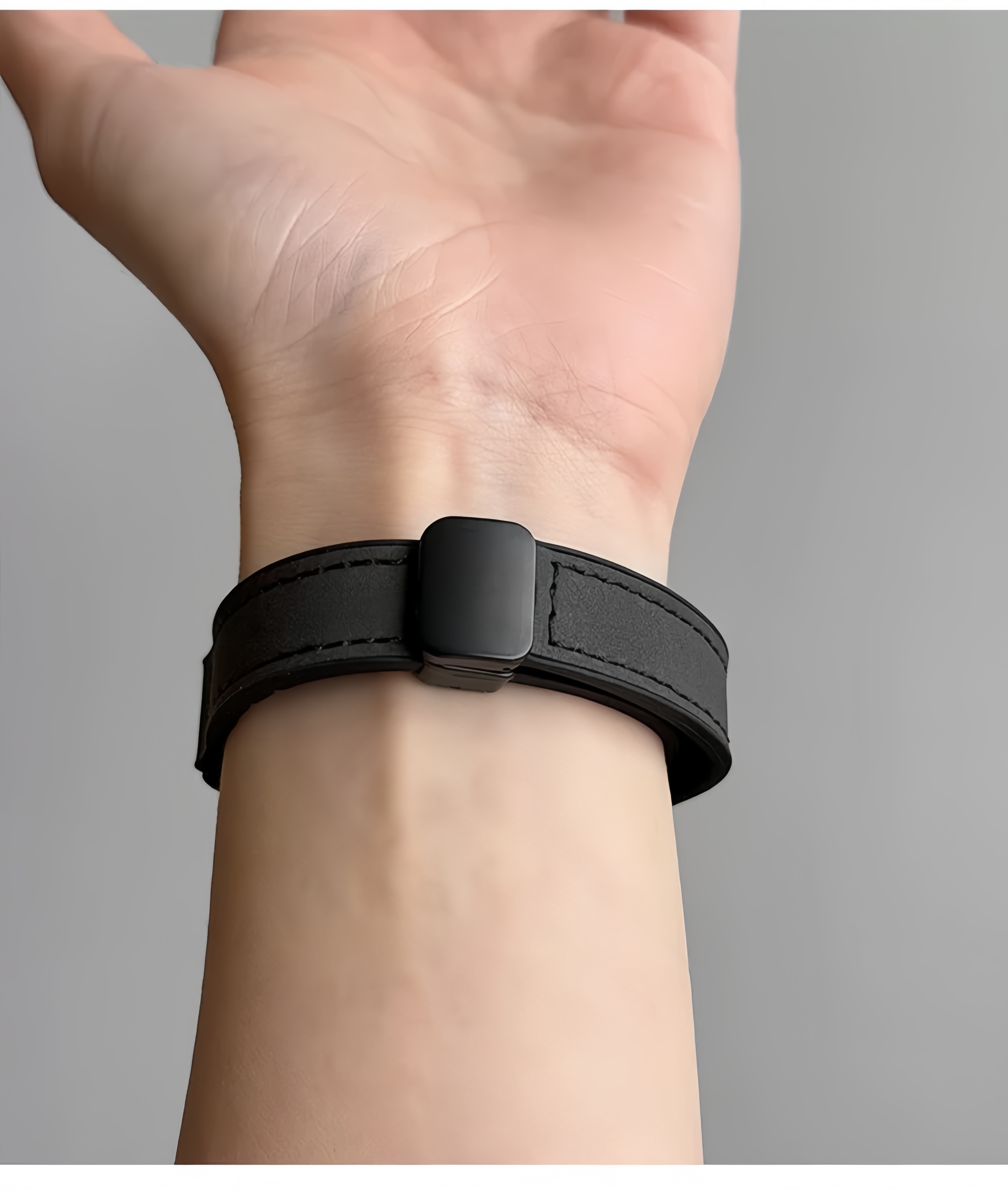 Dành Cho Xiaomi Smart Band 8 9 10 11 Dây Đeo Da Từ Tính Dây Đeo Mi Band 8 9 10 Chống Nước Thể Thao Dây Đeo Da – ảnh mô tả chi tiết 8