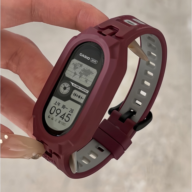 Dành Cho Xiaomi Mi Band 11 10 9 8 7 6 5 Dây Đeo Silicon Tích Hợp Vòng Tay Đồng Hồ Thông Minh TPU Thay Thế Dây Đeo Tay Cho Xiaomi Smart Band 1110 9 8 7 6 5 – ảnh mô tả chi tiết 7