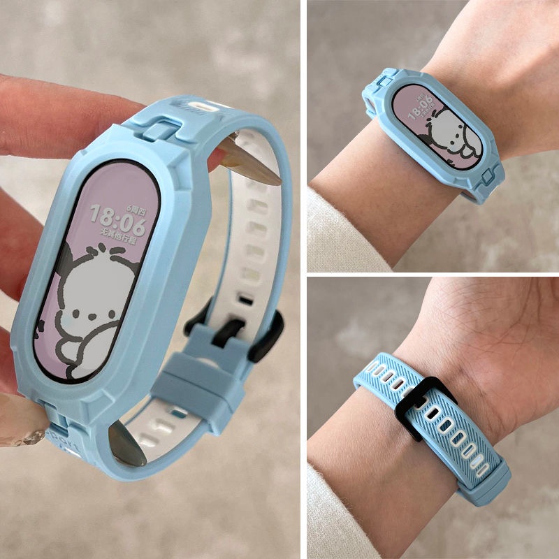 Dành Cho Xiaomi Mi Band 11 10 9 8 7 6 5 Dây Đeo Silicon Tích Hợp Vòng Tay Đồng Hồ Thông Minh TPU Thay Thế Dây Đeo Tay Cho Xiaomi Smart Band 1110 9 8 7 6 5 – ảnh mô tả chi tiết 4