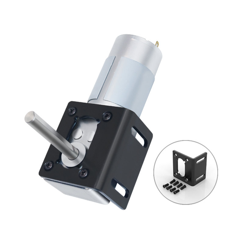 Schrittmotor 5840-555 Miniatur-Bürsten-Gleichstrommotor 12V24V Bidirektionale D-Achse 11RPM ~ 470RPM Metallgetriebe Vorwärts- und Rückwärtsschaltgetriebemotor Solide und praktische Backe(80RPM,24V Sin
