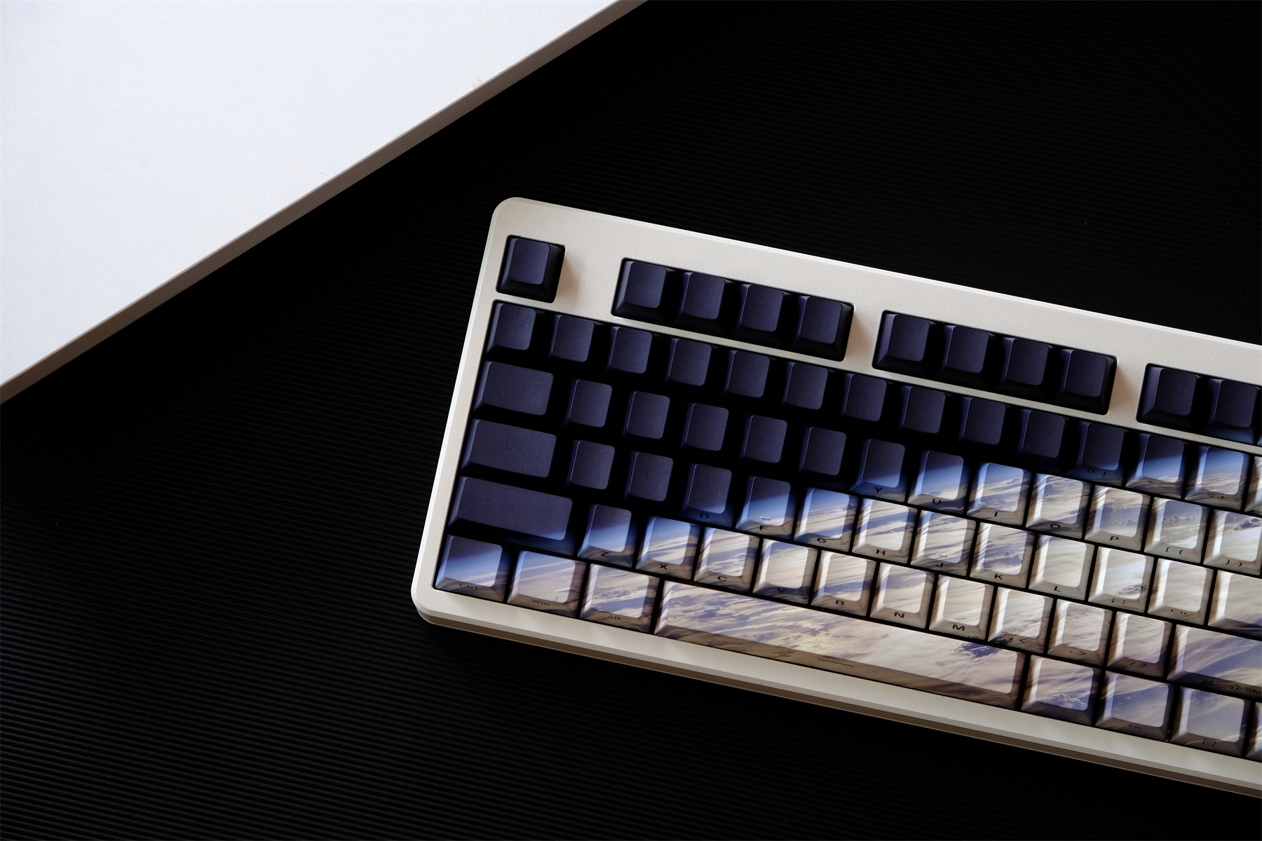 Earth Side Shine Through Keycaps PBT Dye-sub Cherry Profile Keycap ...