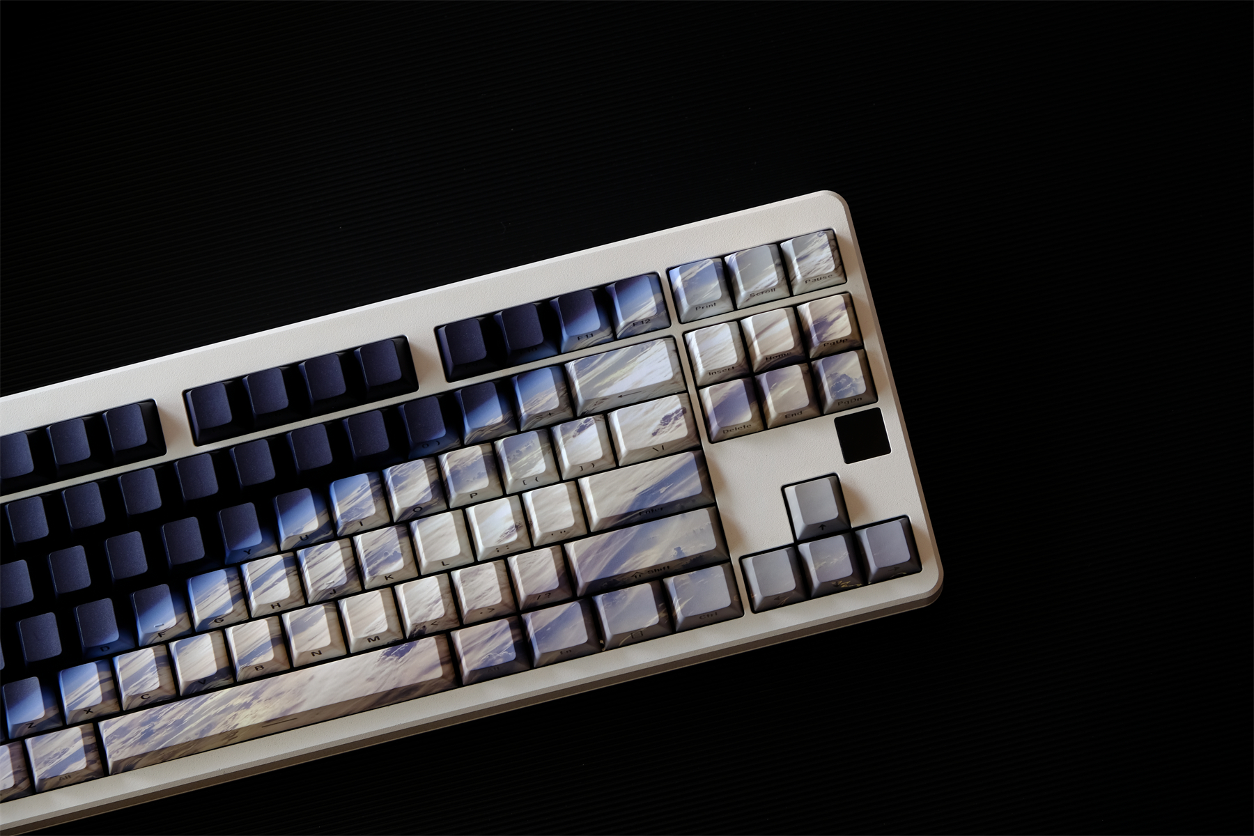 Earth Side Shine Through Keycaps PBT Dye-sub Cherry Profile Keycap ...
