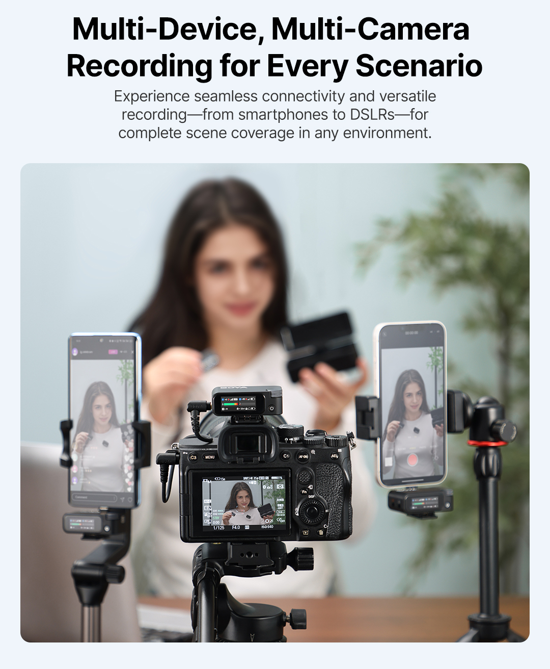BOYA BOYAMIC 2 micro không dây AI-Powered mic thu âm lọc tiếng ồn Có ...