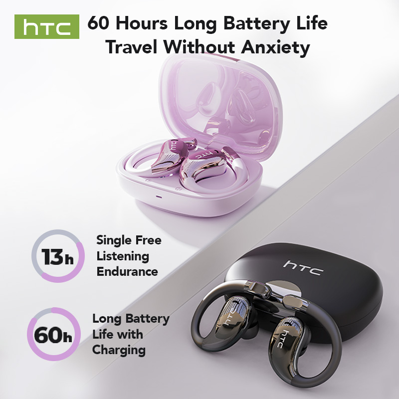 HTC NE22 Tai nghe AI dịch không dây Bluetooth V6.0 Dẫn truyền trong tai ...