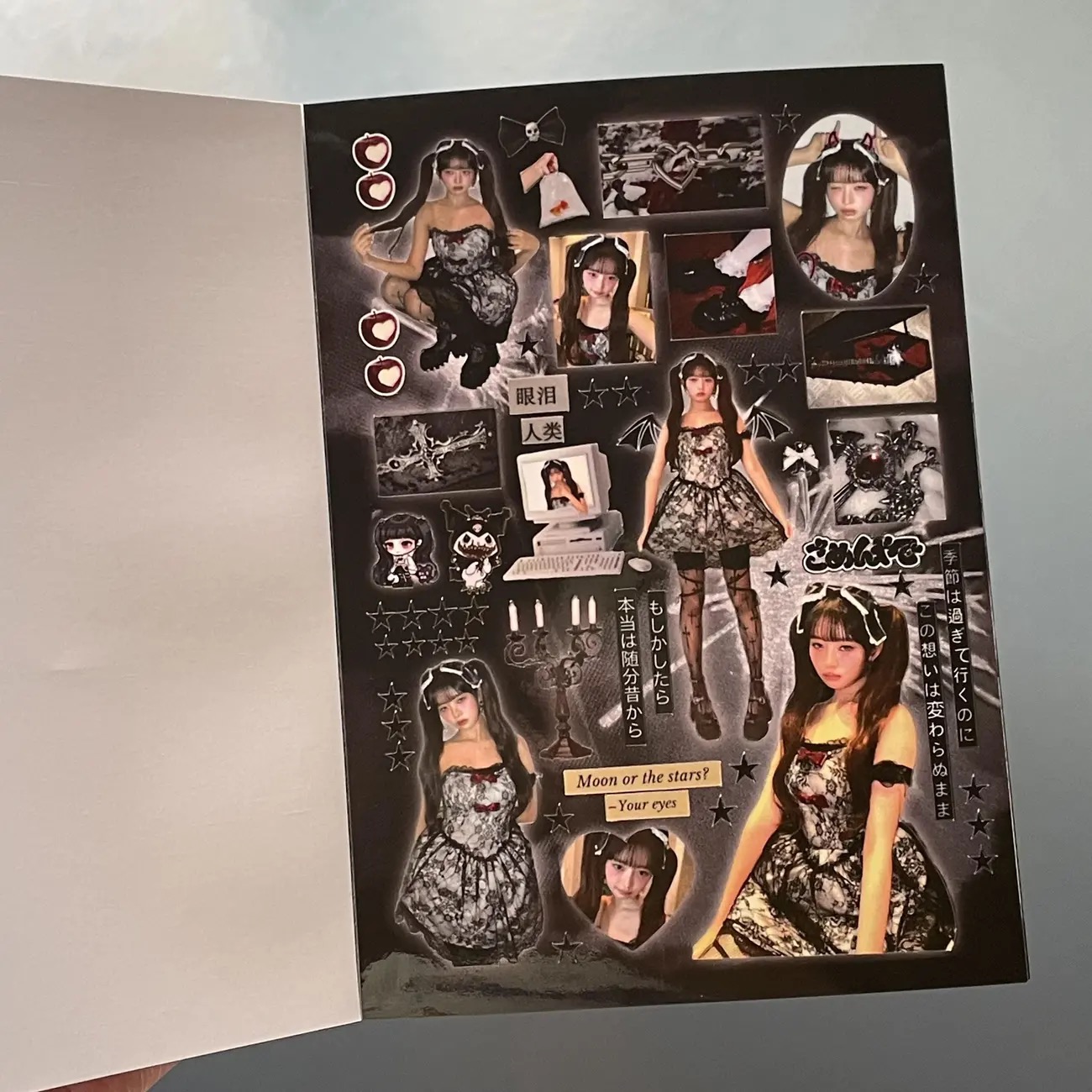 Naoi Poor Sticker Book Extension Cut Film Star Sticker Sticker Book DIY ...