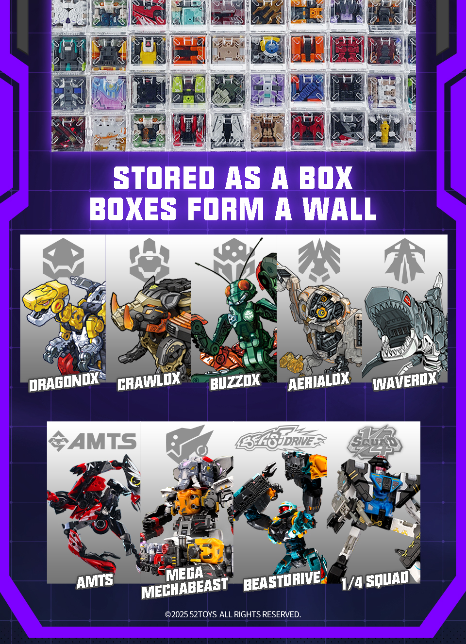 52TOYS đồ chơi lắp ráp mô hình Transformers Figure BEASTBOX BB-72 ...