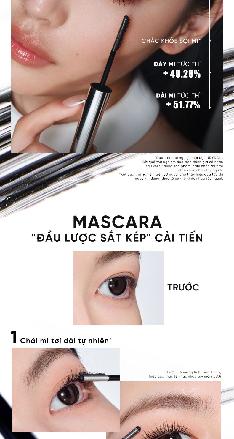  Mascara Đầu Lược Sắt JUDYDOLL