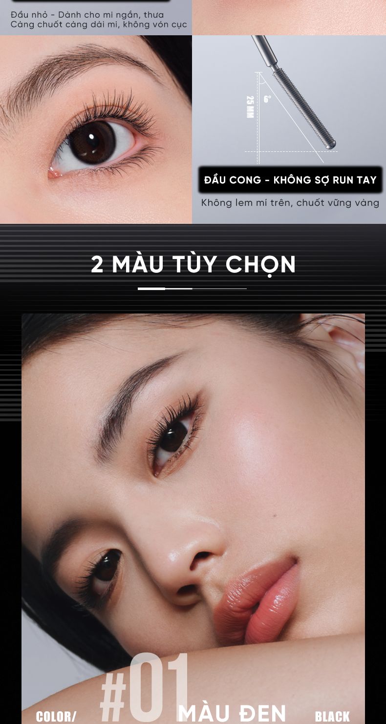  Mascara Đầu Lược Sắt JUDYDOLL