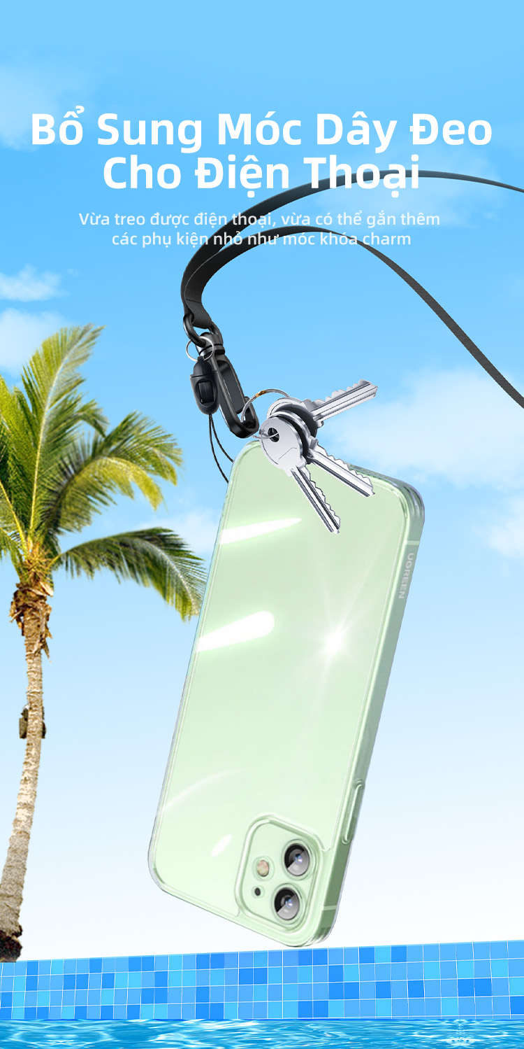 UGREEN Túi Đựng Điện Thoại Chống Thấm Nước IPX8 7.2 inch Max iPhone 16 15 14 13 12 Pro Max Samsung S23 Xiaomi Ốp – ảnh mô tả chi tiết 9