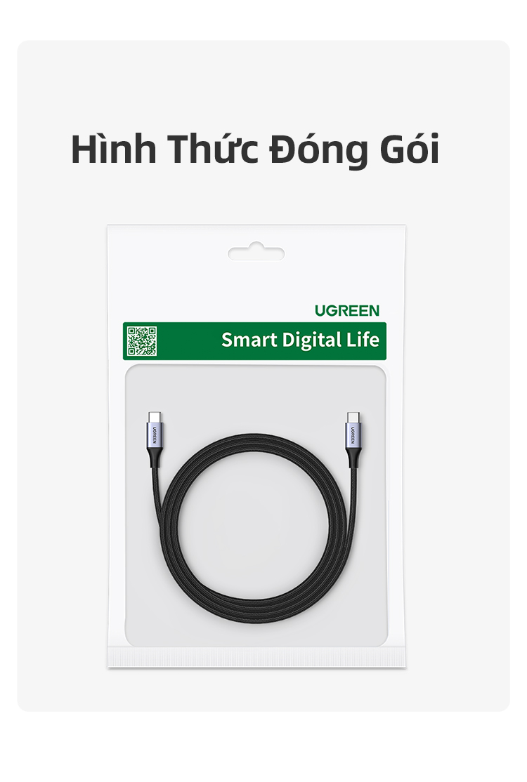 Ugreen Sạc Nhanh 100W 20V 5A Nylon Bradied USB C Sang USB Cáp Dành Cho iPhone 15 Pro Max/iPhone 16 Pro Max/iPhone 17 Pro Max/iPhone 18 Pro Max, MacBook Pro, iPad Pro, Dell XPS, Sa… – ảnh mô tả chi tiết 17