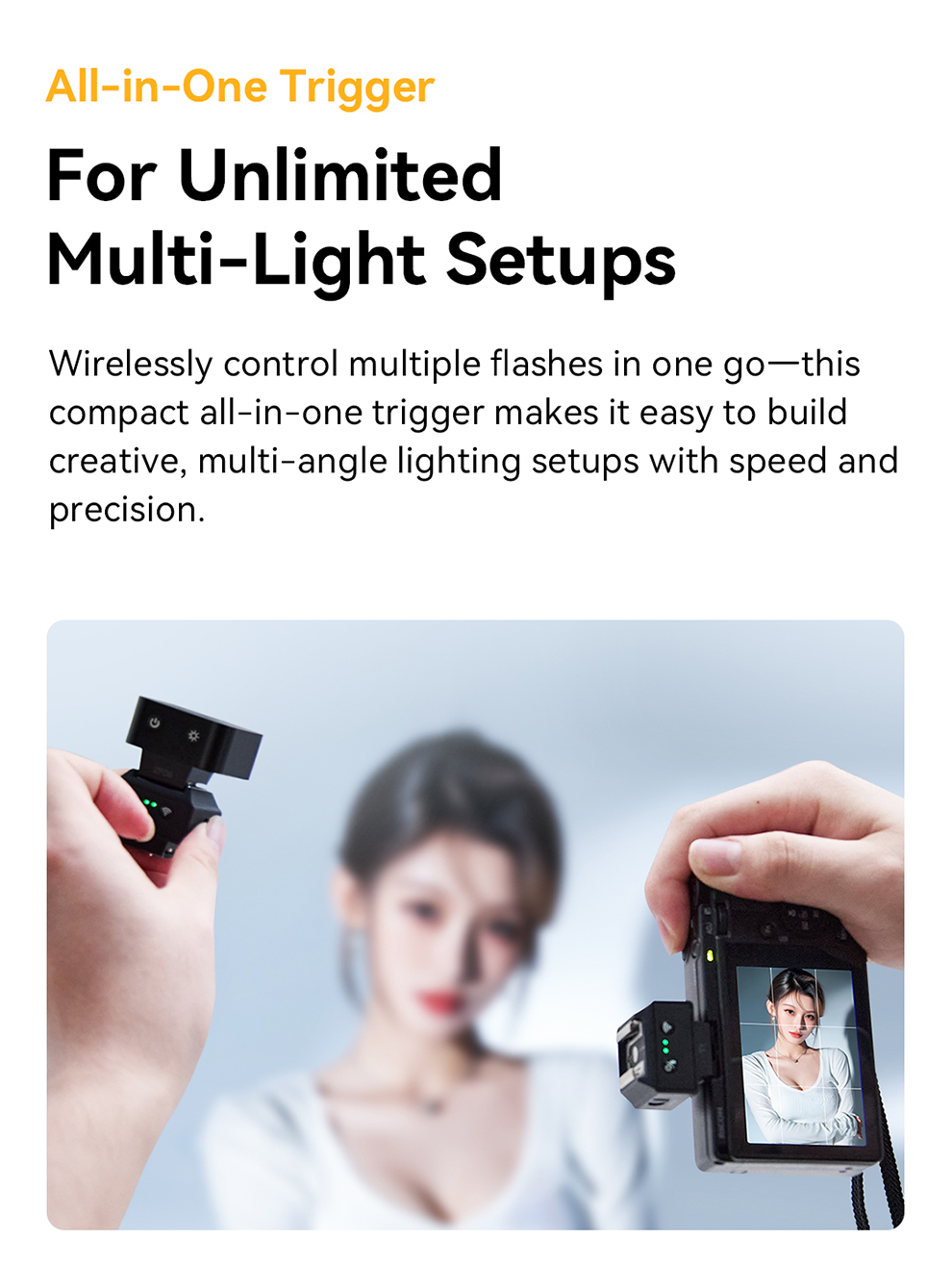 ZENIKO T1 Wireless Mini Flash Trigger 2.4GHz Wireless Universal Hot ...