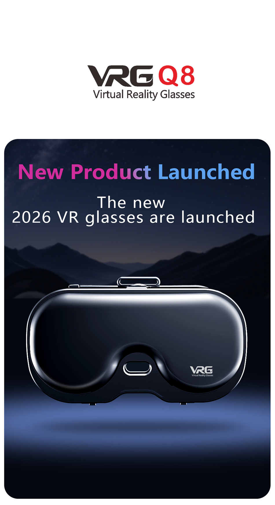 Chính Hãng VRG Q8 Ống Kính Xanh VR Thực Tế Ảo 3D Hộp Kính VR Google ...