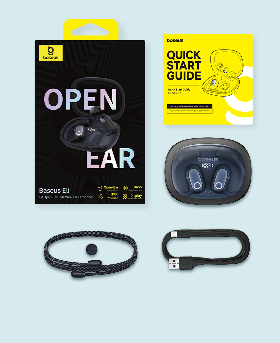 Kích thước nhỏ gọn của hộp sạc Baseus Eli Fit