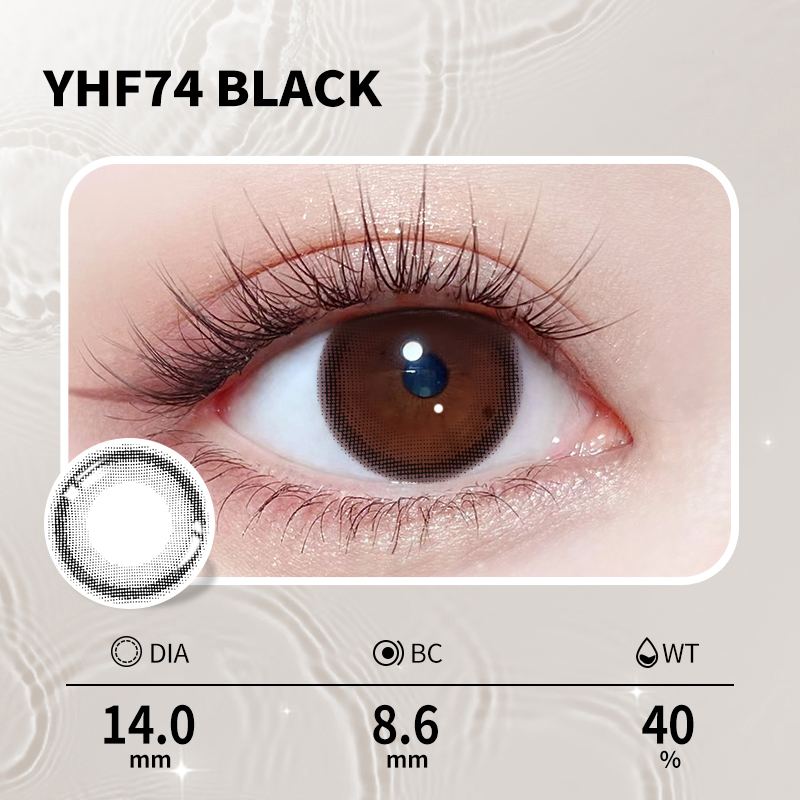 (COD) Kính áp tròng (0 ~ -8,00) contact lenses lens xám lens nâu Ống ...
