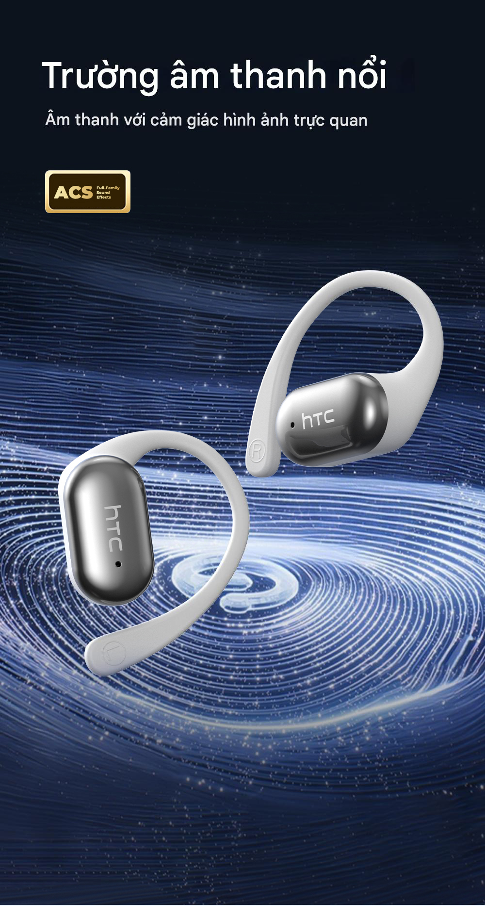 HTC NE37 Tai nghe dịch thuật AI Tai nghe Bluetooth không dây thực sự V6 ...