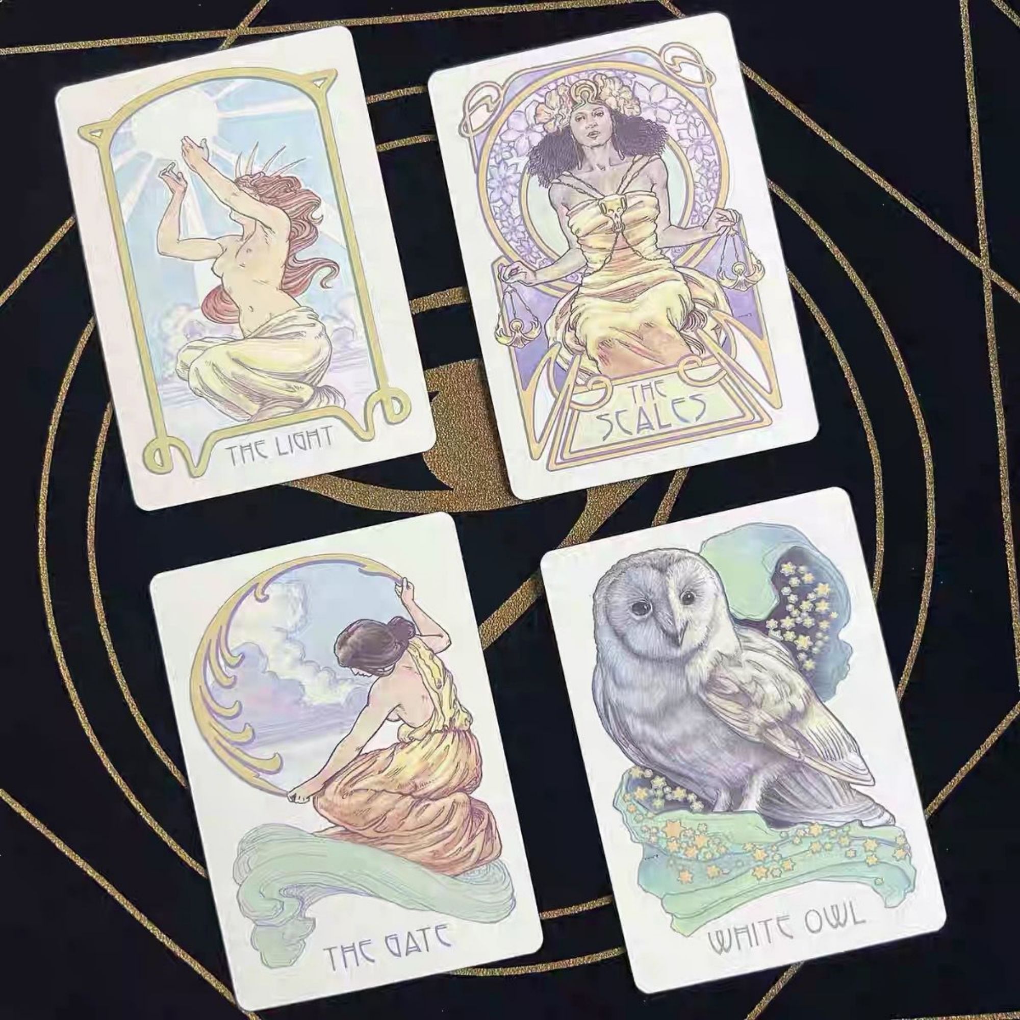 Dreamscape Oracle - Bộ bài Ethereal Visions, 36 thẻ tiếng Anh kèm sách ...
