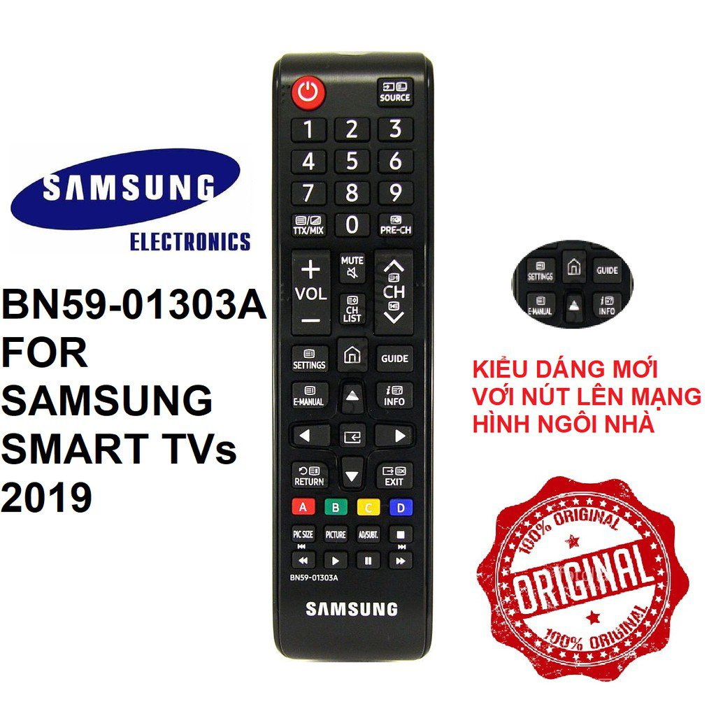 Điều khiển từ xa thay thế đa năng cho TV Samsung BN59-01303A Smart 4K LED HDTV Series, quà tặng Giáng sinh lý tưởng cho gia đình