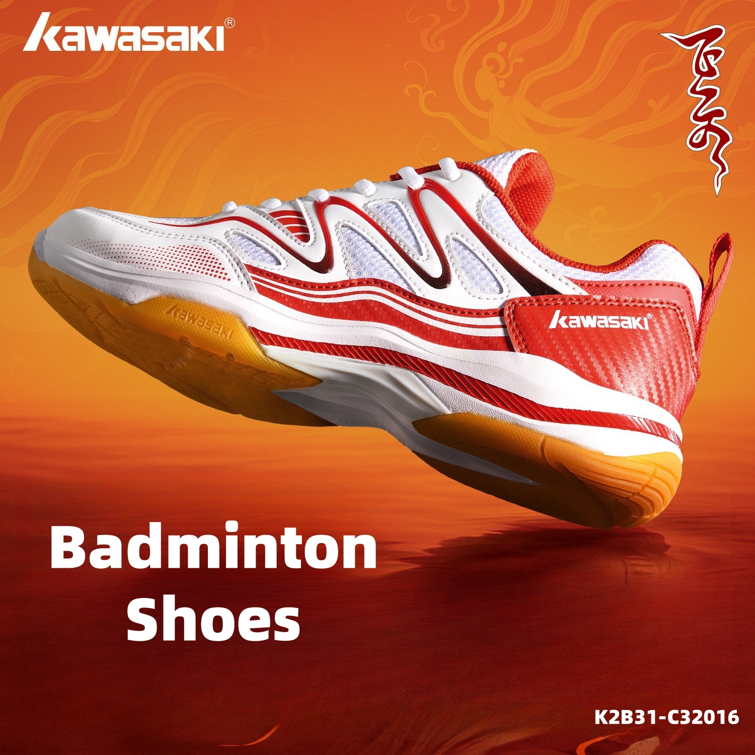 Giày pickleball Kawasaki K2B31-C32016 Apsaras, Chống Trượt & Shock ...