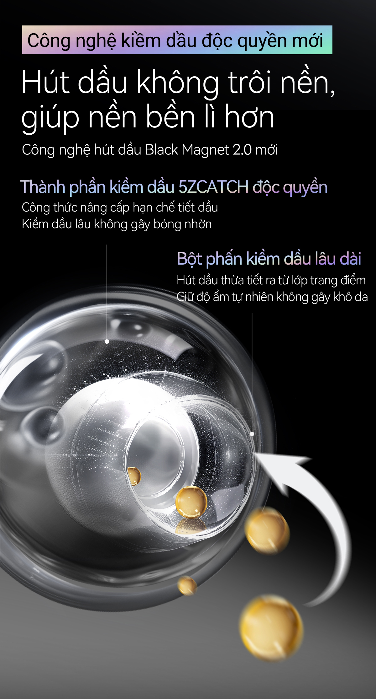 【COMBO】 Phấn phủ Carslan Black Magnet 2.0 8g + Kem nền ẩm lâu dài 4.0 mới Carslan 30g