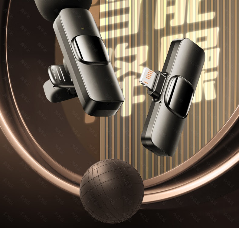 Mic Lavalier không dây giảm tiếng ồn cho điện thoại L & USB-C Vlogging ...