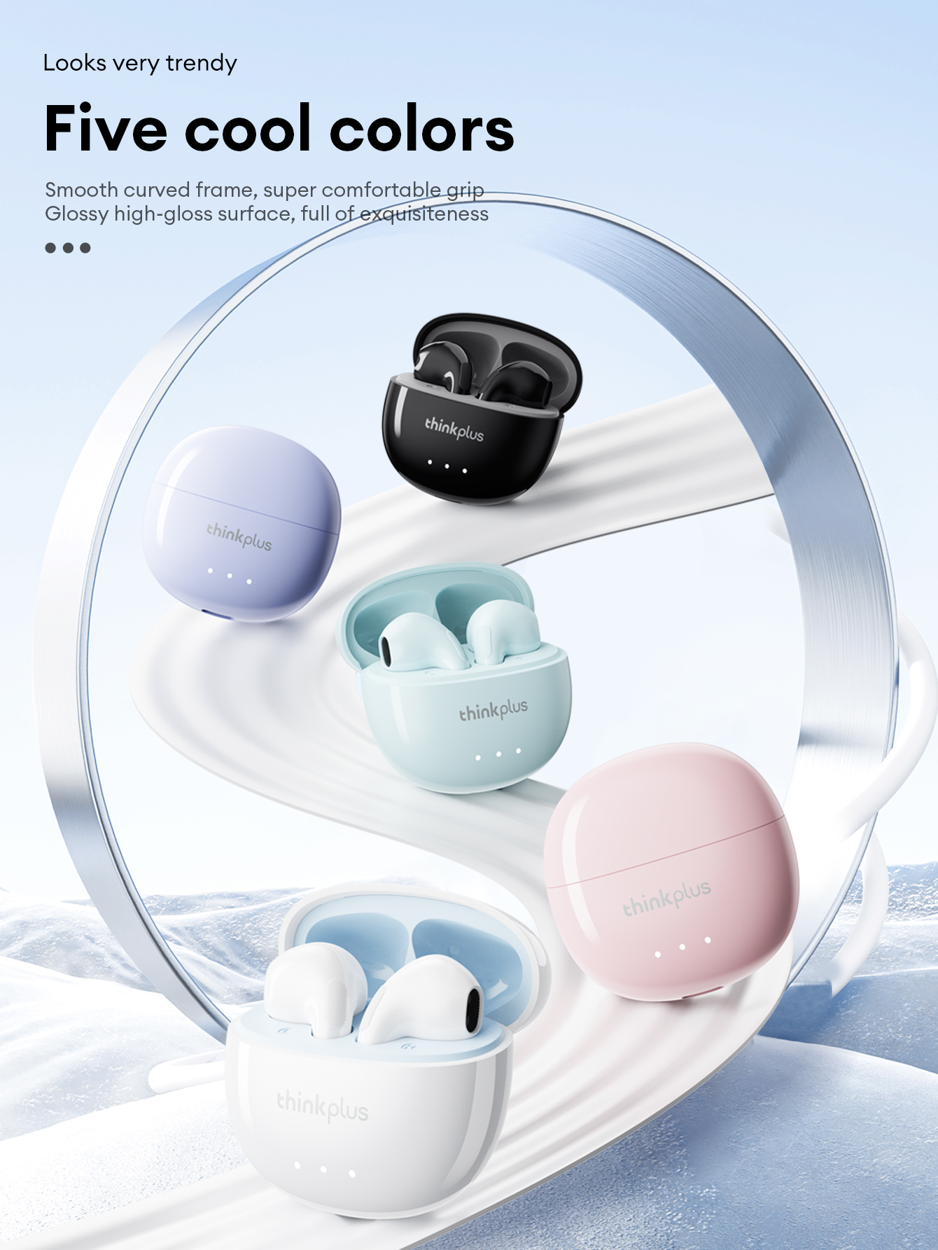 Tai nghe Bluetooth không dây Thinkplus thinkplus LP2 Pro Thiết kế bán ...