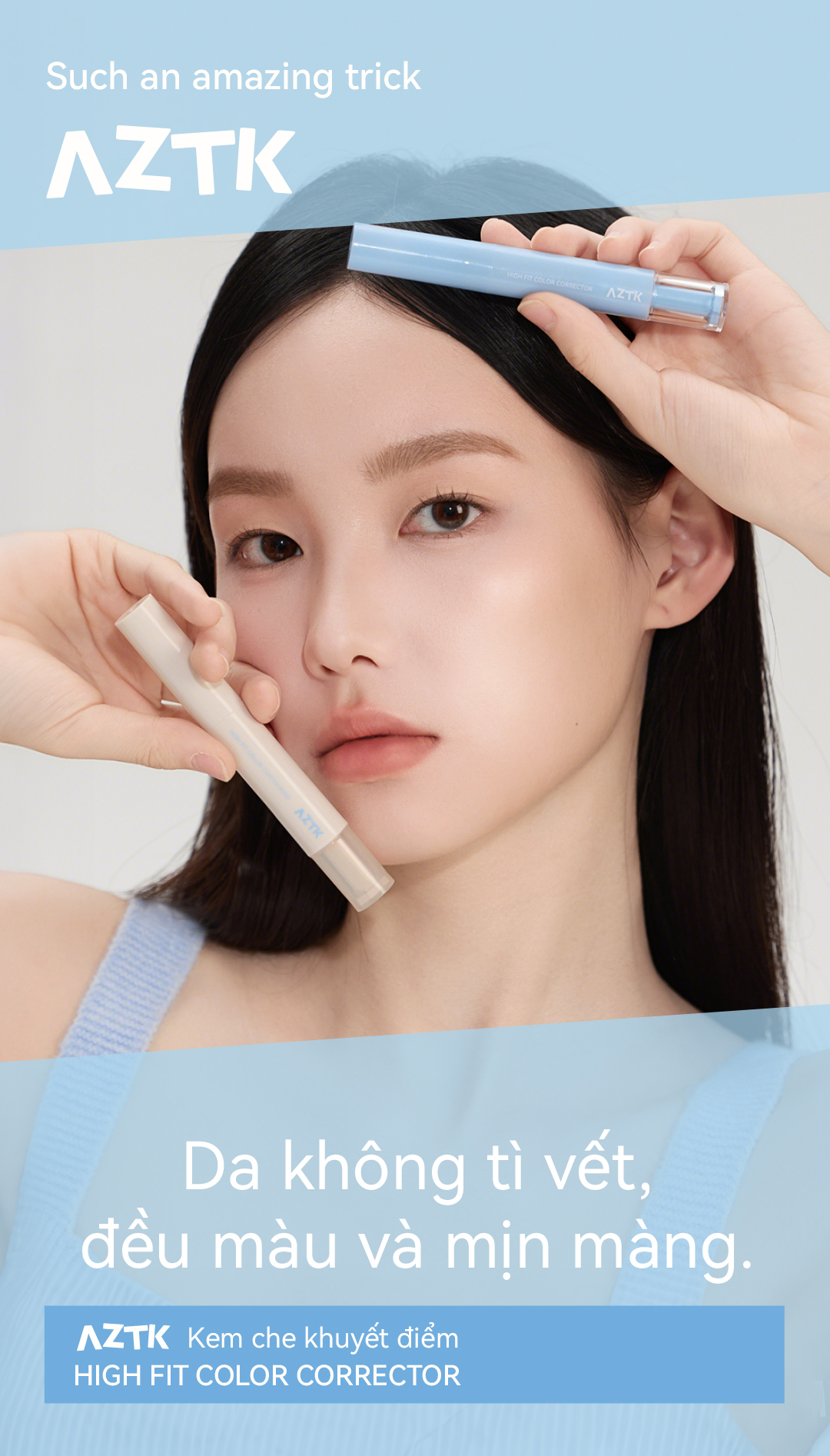 AZTK Kem Che Khuyết Điểm Concealer Tự Nhiên Lâu Trôi Mịn Đẹp Không Cộm ...