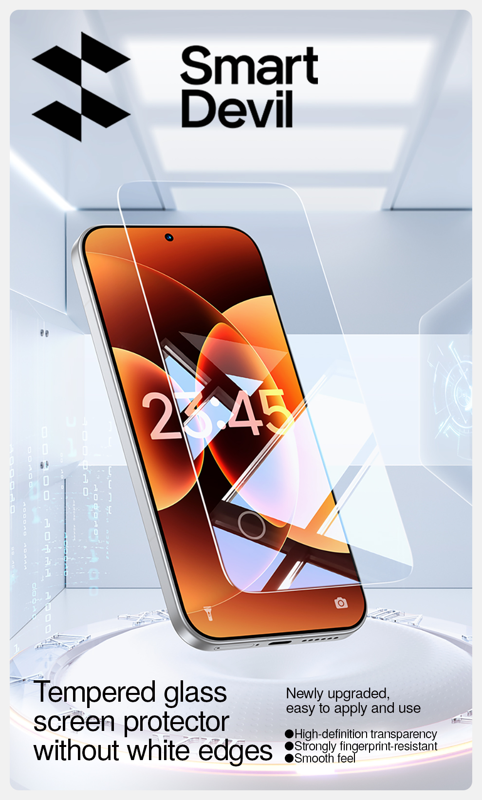 Kính cường lực SmartDevil 2.5D cho Xiaomi 18ProMax / 18Pro / 17 / 17Pro / 17Promax / 17Ultra / 17Max / 15 / 14 / 13 / Redmi K100 / K90 / K80 / K70 Blu-ray HD Mở khóa siêu âm chống… – ảnh mô tả chi tiết 1