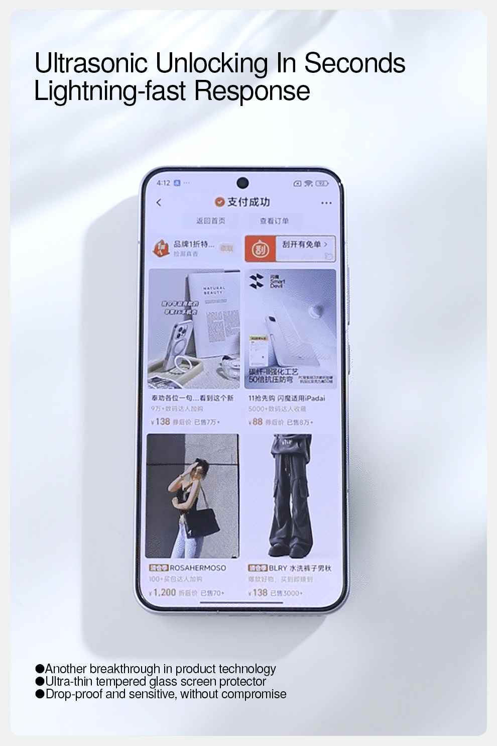 Kính cường lực SmartDevil 2.5D cho Xiaomi 18ProMax / 18Pro / 17 / 17Pro / 17Promax / 17Ultra / 17Max / 15 / 14 / 13 / Redmi K100 / K90 / K80 / K70 Blu-ray HD Mở khóa siêu âm chống… – ảnh mô tả chi tiết 4