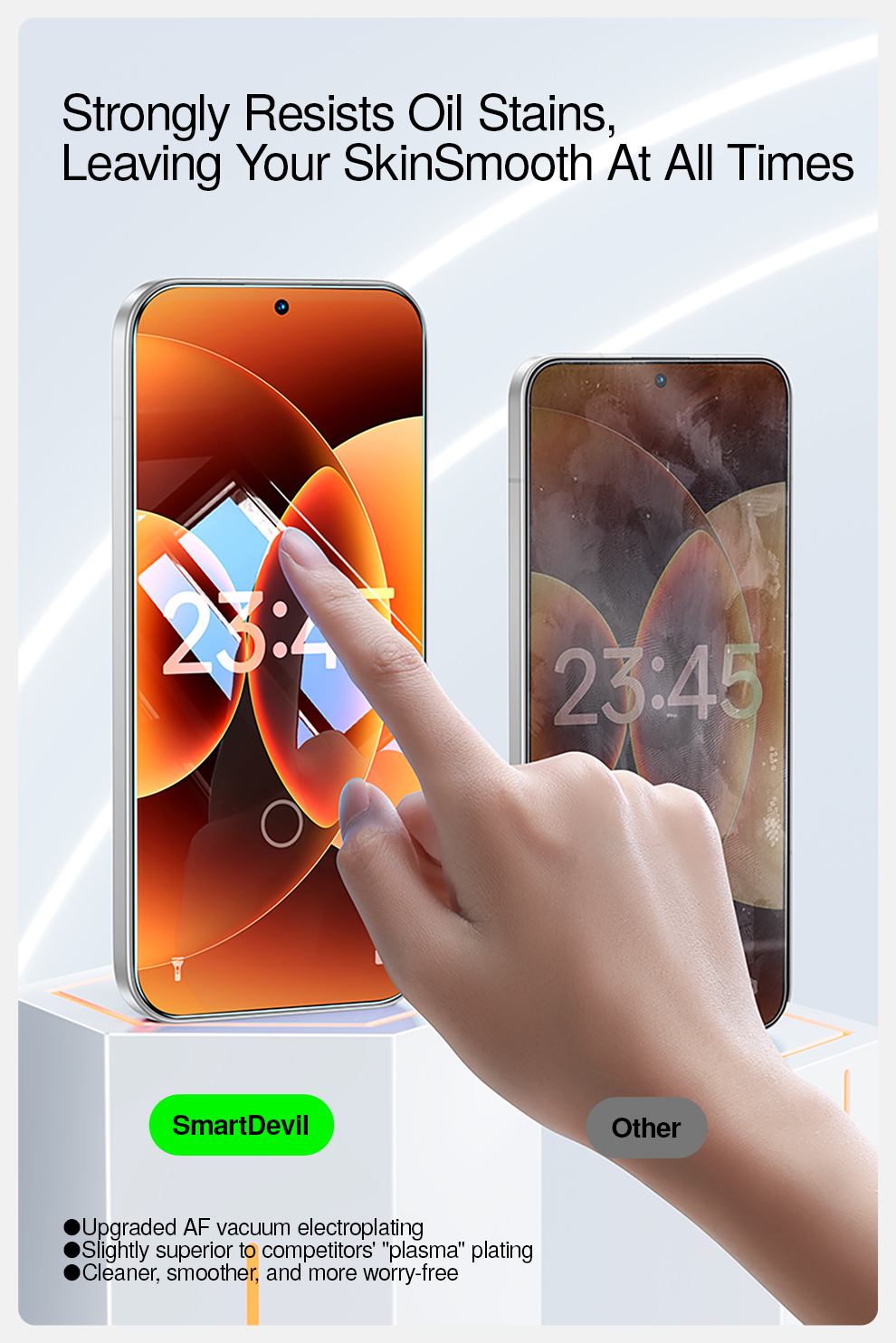 Kính cường lực SmartDevil 2.5D cho Xiaomi 18ProMax / 18Pro / 17 / 17Pro / 17Promax / 17Ultra / 17Max / 15 / 14 / 13 / Redmi K100 / K90 / K80 / K70 Blu-ray HD Mở khóa siêu âm chống… – ảnh mô tả chi tiết 11