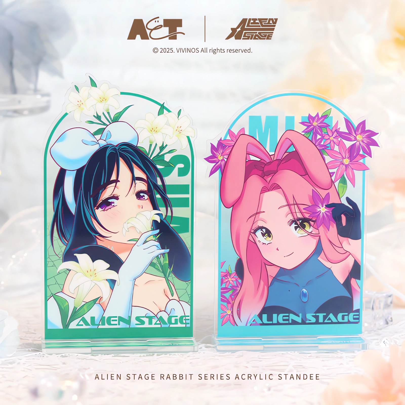 Dòng sản phẩm Acrylic Standee chính thức của Alien Stage Rabbit với ...