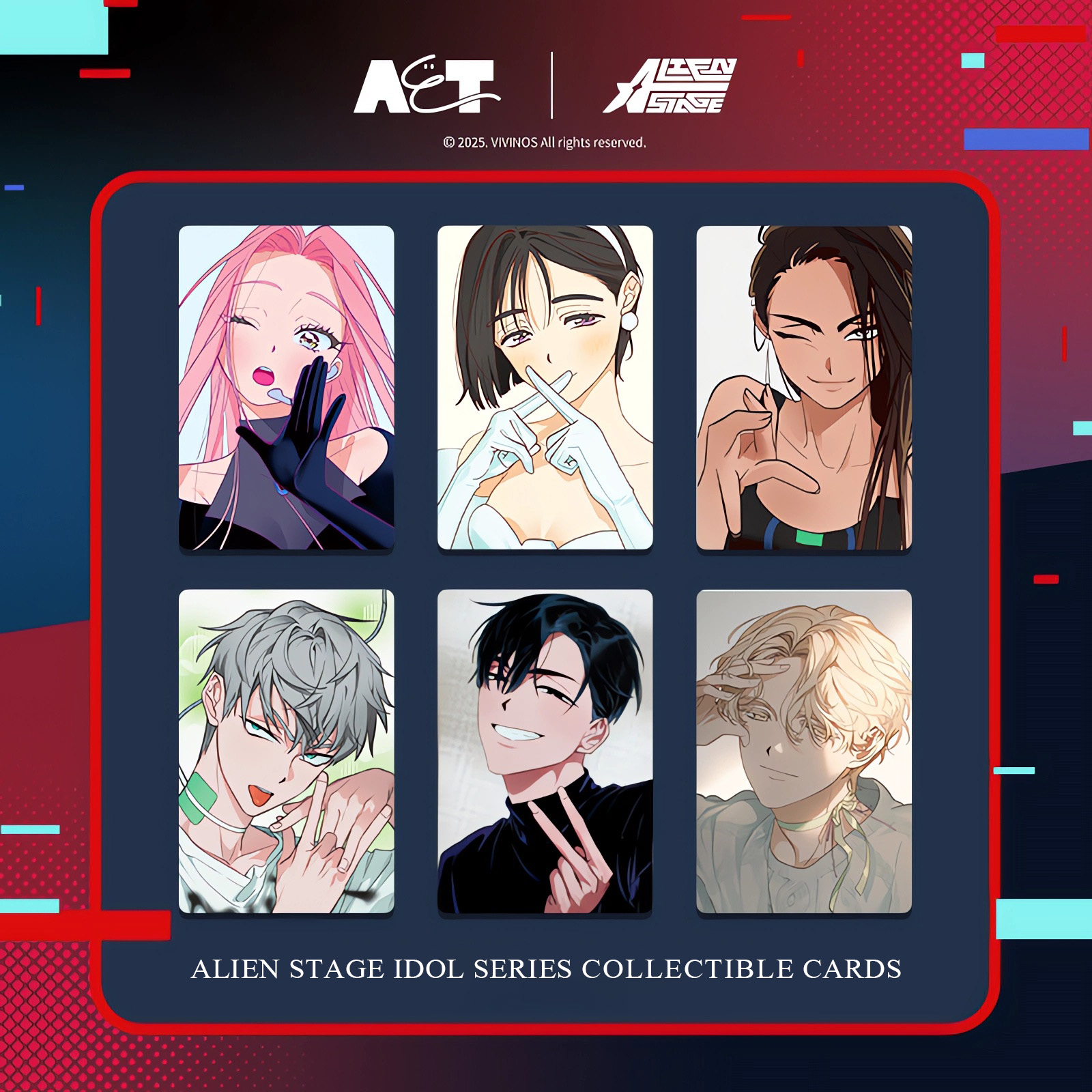 Bộ thẻ ảnh chính thức Alien Stage Rabbit Series - Bộ sưu tập 6 gói ...
