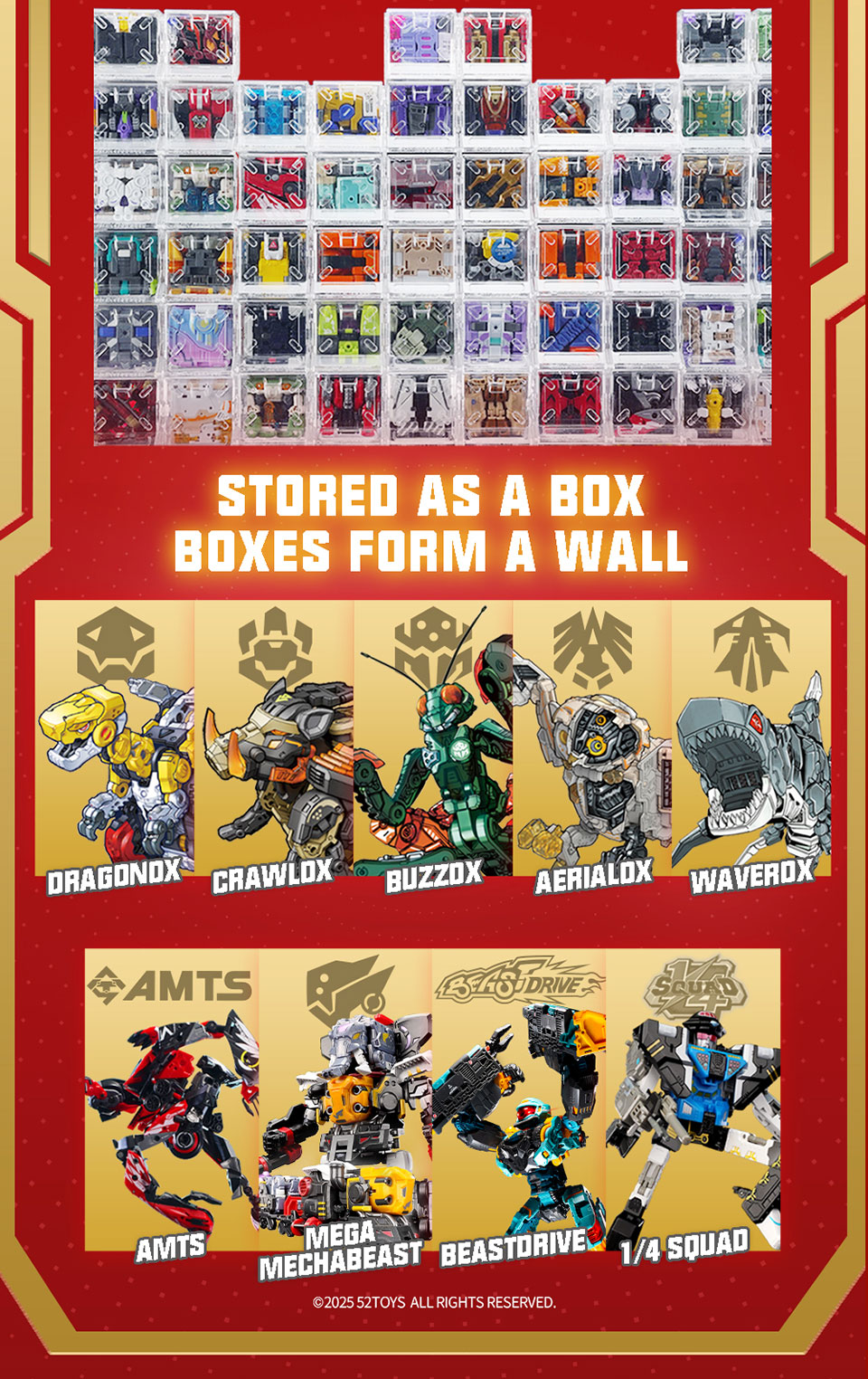 52TOYS đồ chơi lắp ráp mô hình Transformers Figure BEASTBOX BB-75 ...