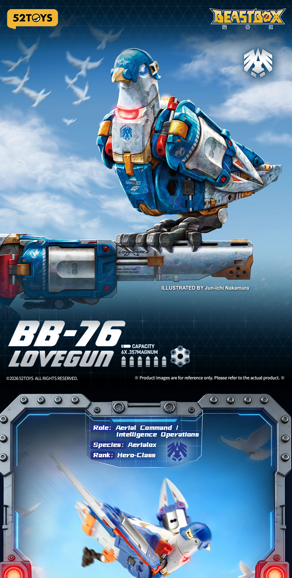 52TOYS đồ chơi lắp ráp mô hình Transformers Figure BEASTBOX BB-76 LOVE ...
