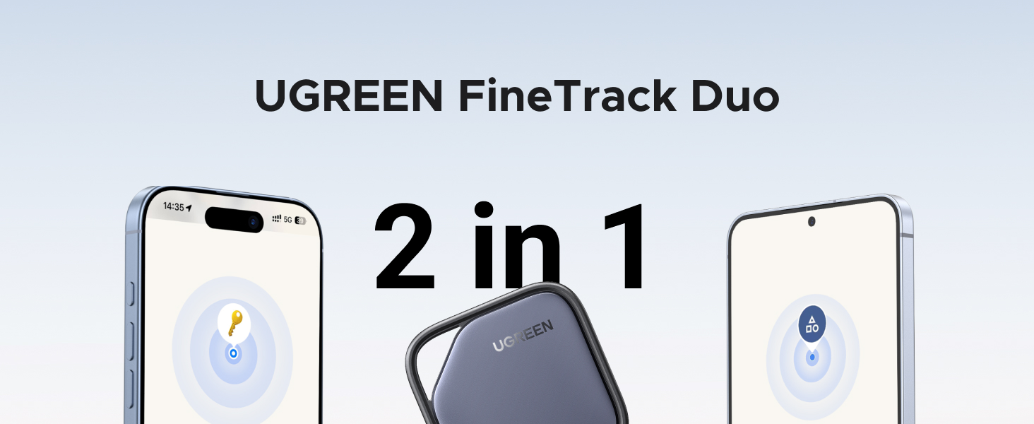 Định vị thông minh UGREEN FineTrack Duo 2 in1 