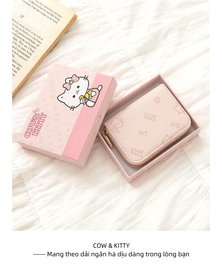 Hộp Đựng Thẻ Cow&Kitty/BORRY ROSA Hộp Đựng Thẻ Mini Nữ - Hộp Đựng Thẻ ...