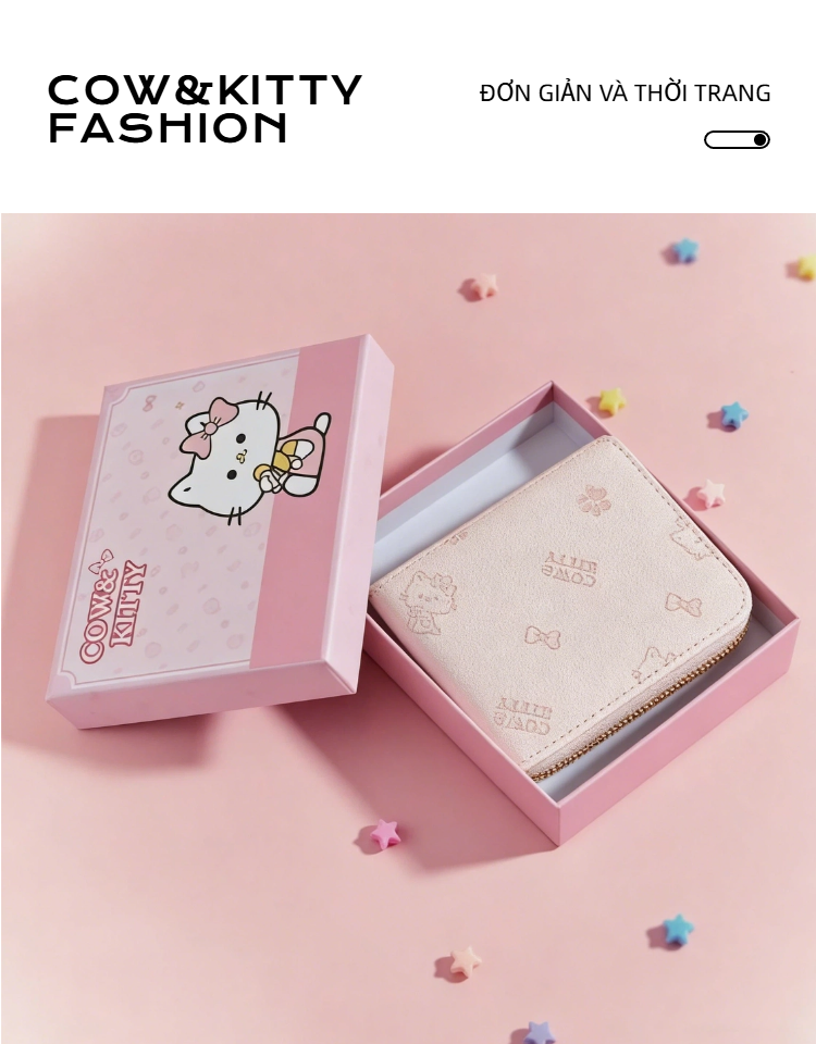 Hộp Đựng Thẻ Cow&Kitty/BORRY ROSA Hộp Đựng Thẻ Mini Nữ - Hộp Đựng Thẻ ...