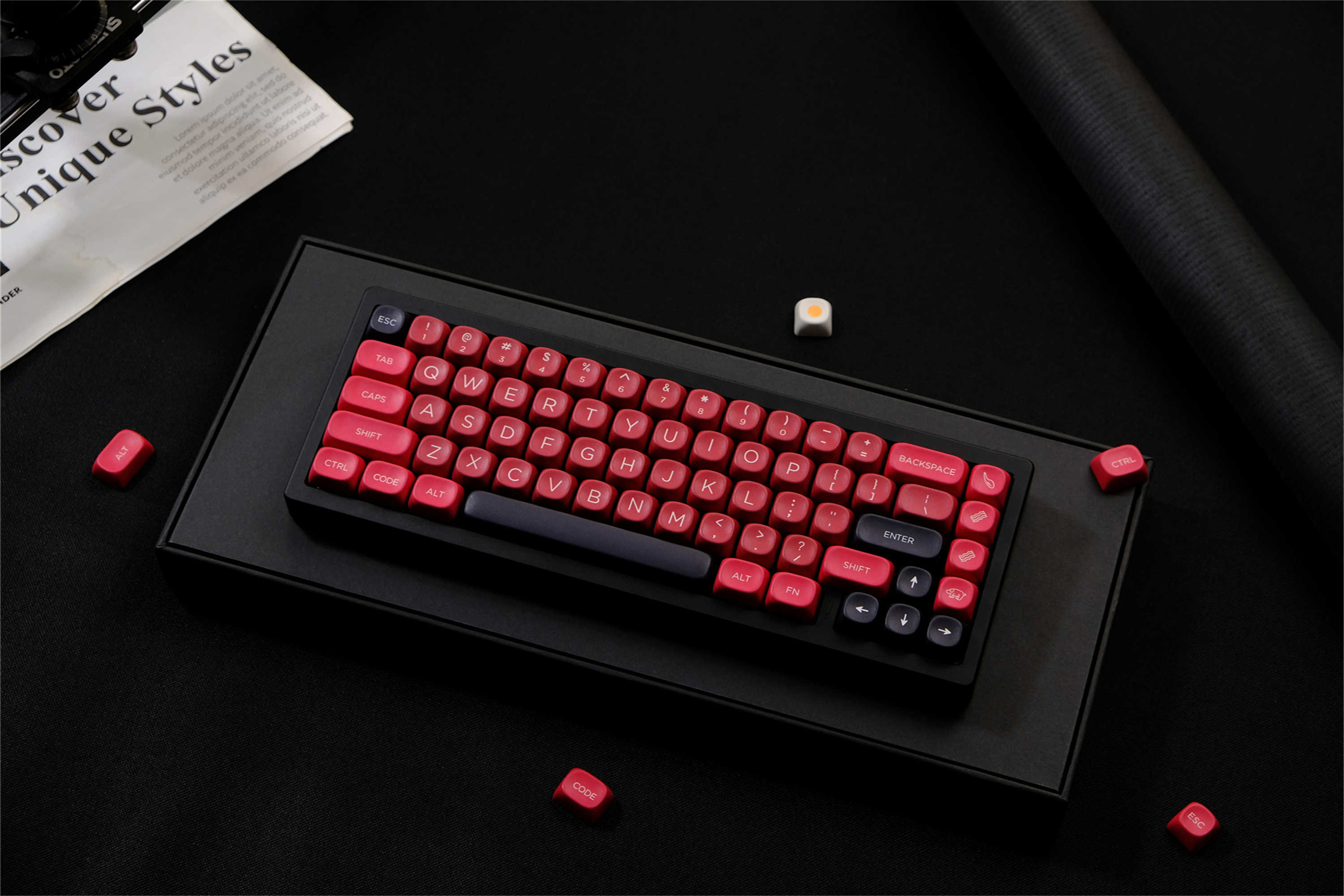 GMK Jamón Keycaps 126 Phím Chất Liệu PBT MOA Profile DYE-SUB Keycap Cho ...