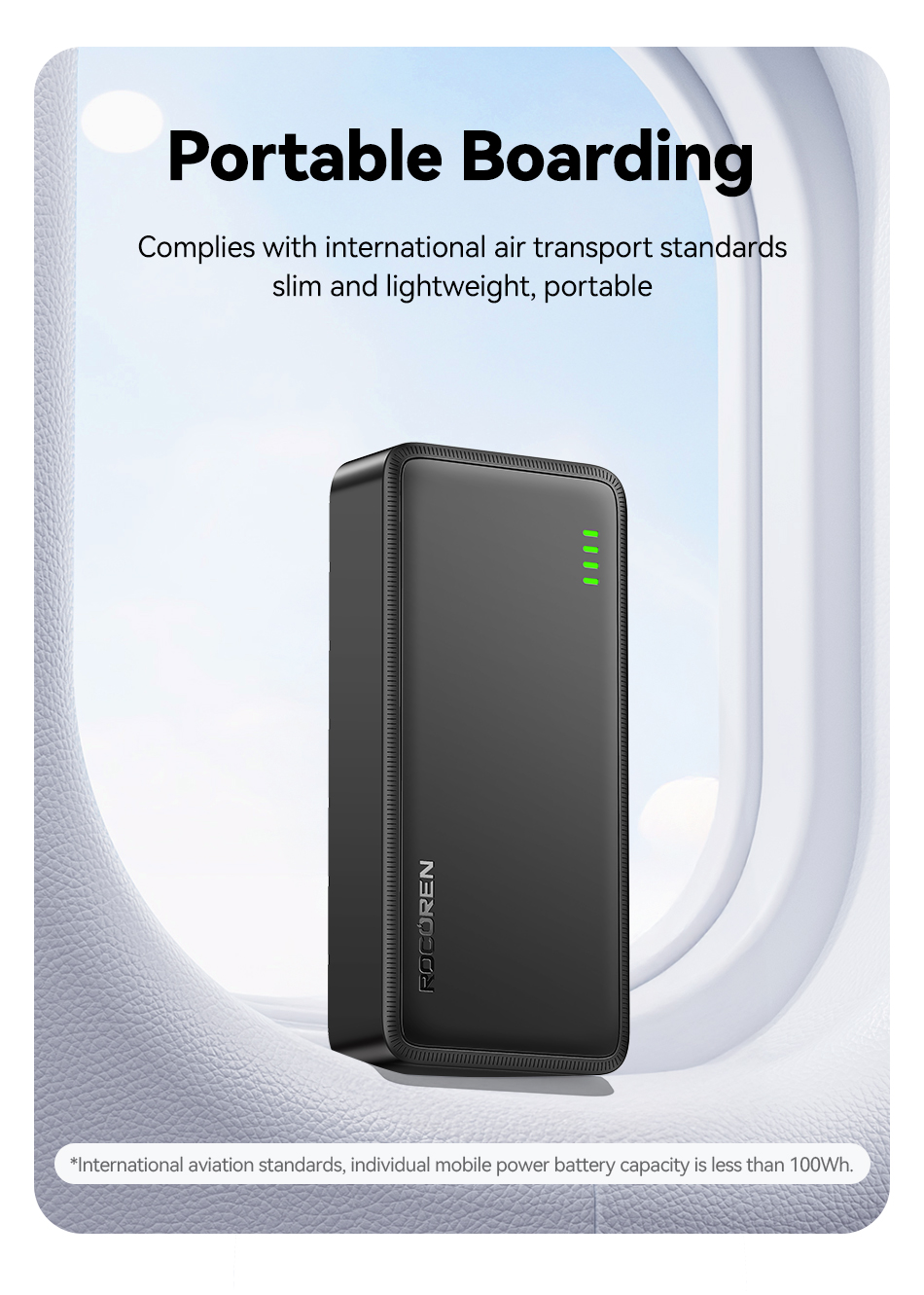 cn 11134208 820l4 mmzsl5g1rh1c3c Rocoren Power Bank 15W 20000mAh Charge Rapide Batterie Externe