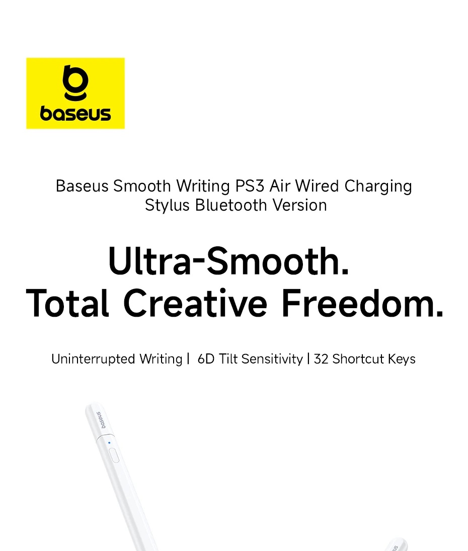 Bút cảm ứng Baseus Smooth Writing PS3 Air thiết kế sang trọng
