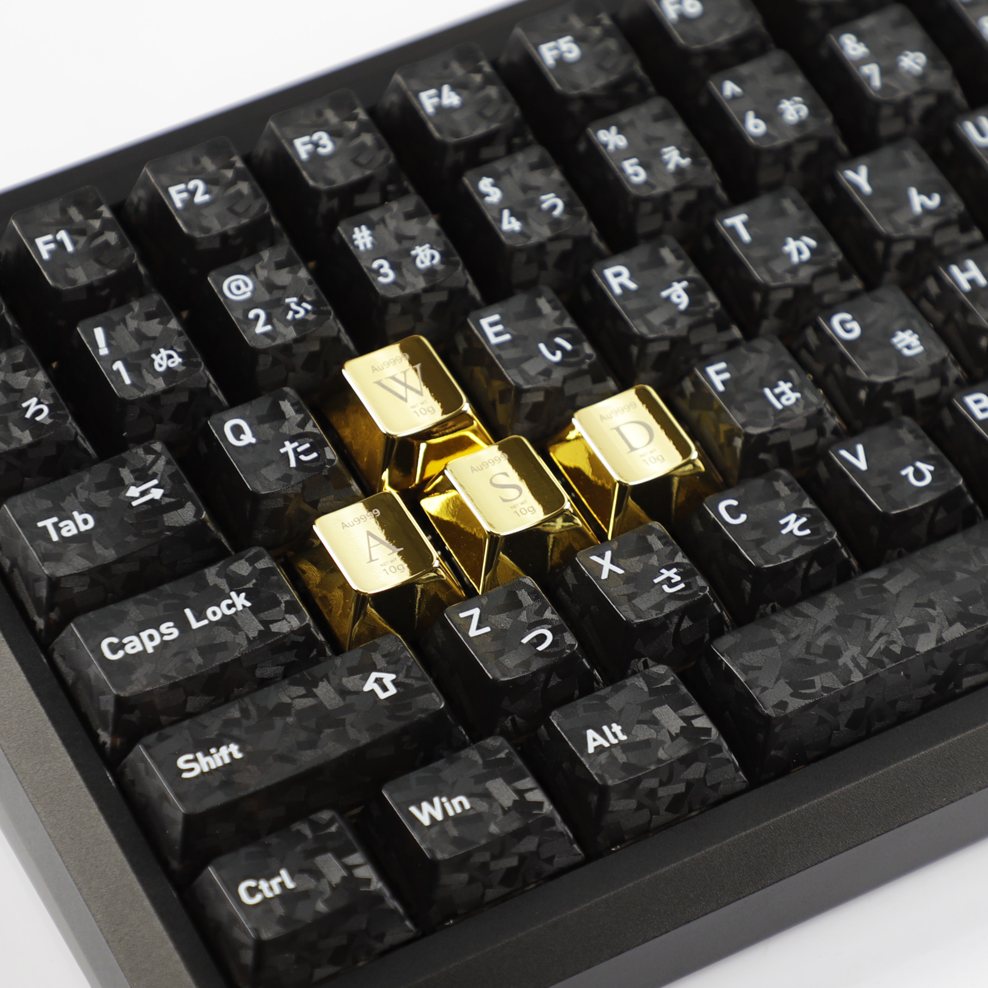 YMDK Mạ Điện Hợp Kim Kẽm Keycaps Cá Tính Cherry R4 1u Phím Mũi Tên WASD ...