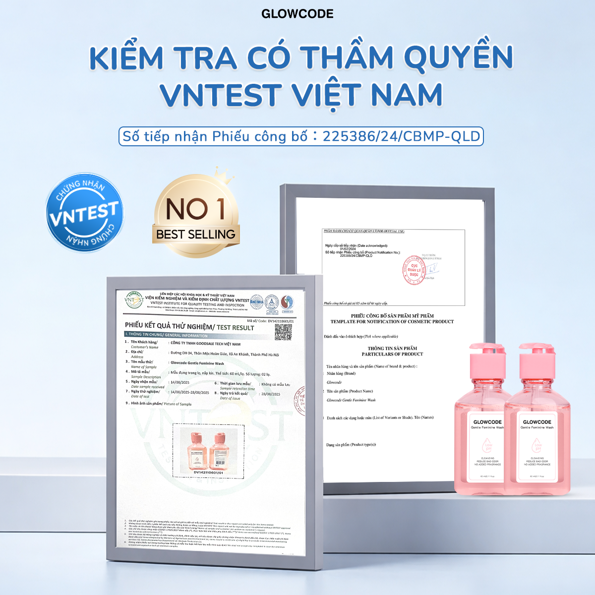 Dung dịch vệ sinh Glowcode Gentle Feminine Wash nước vệ sinh phụ nữ ...