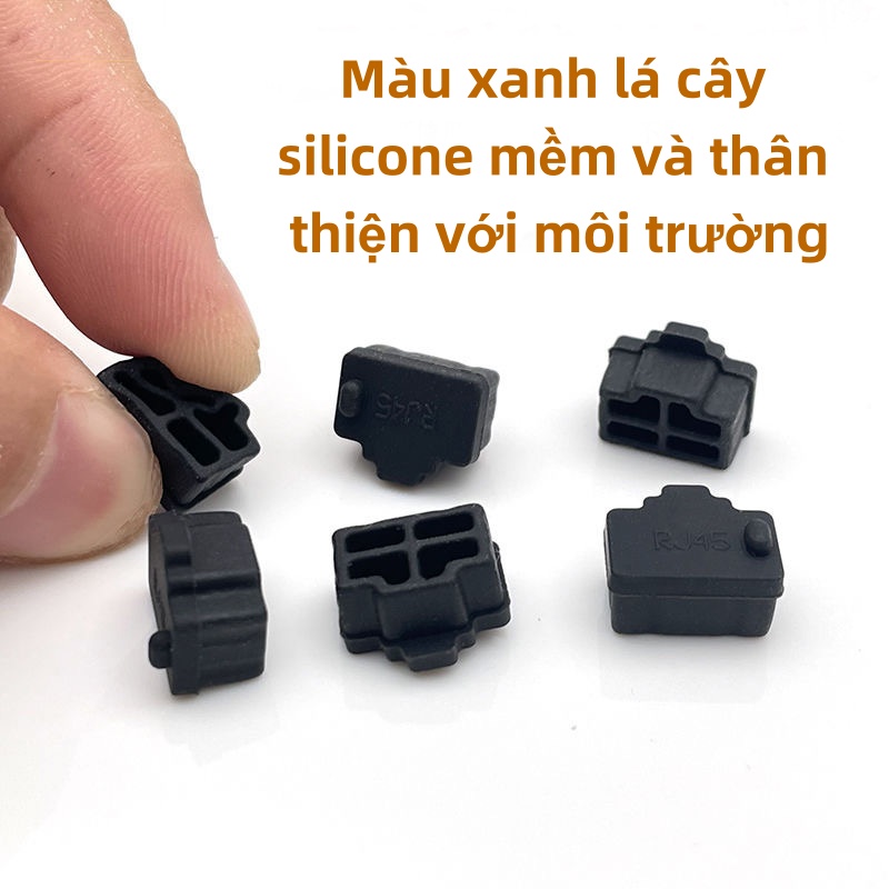 [100 CÁI] Ethernet Sealer Cổng Cáp Mạng RJ45 Chống Bụi Cắm Máy Tính LAN ...