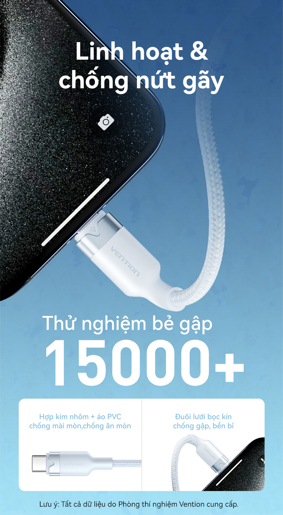 Vention Cáp Sạc Nhanh 27W PD USB-C Lightning 1.2m - Cho iPhone 14/13/12/11 & iPad - Chính Hãng, Sạc Nhanh 27W – ảnh mô tả chi tiết 7