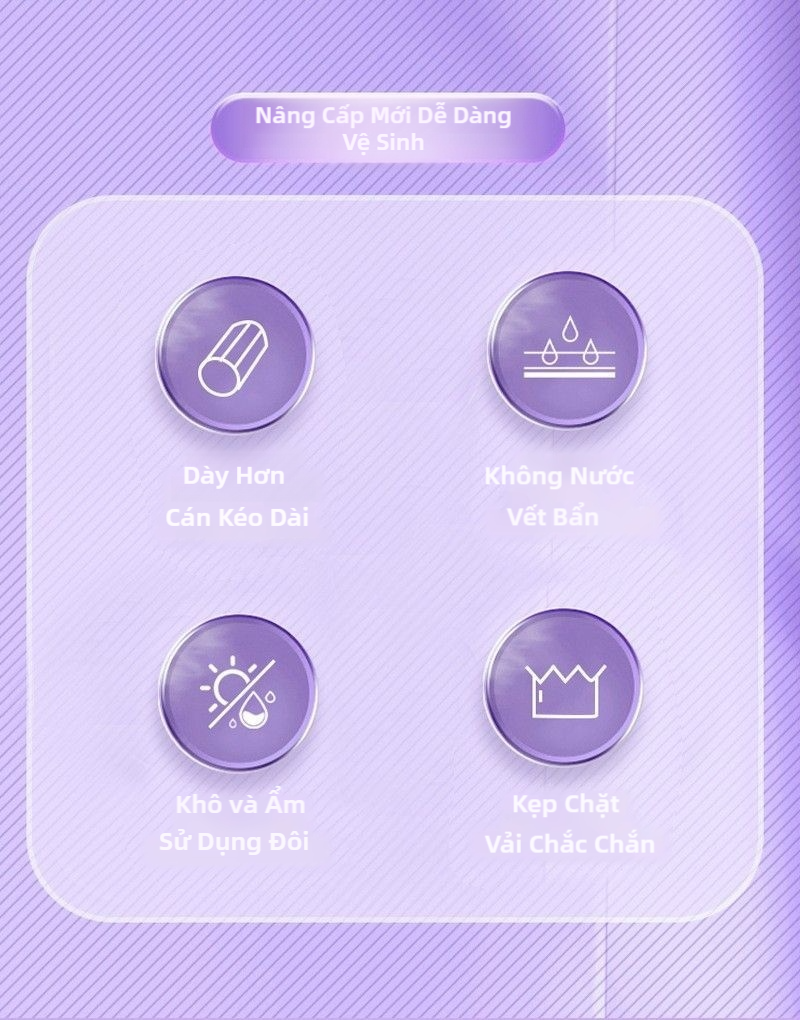 Cây Lau Kẹp Khăn Đa Năng. Bản Rộng 37cm. Xoay 360°. Khô Ướt. Kèm 2 Khăn ...