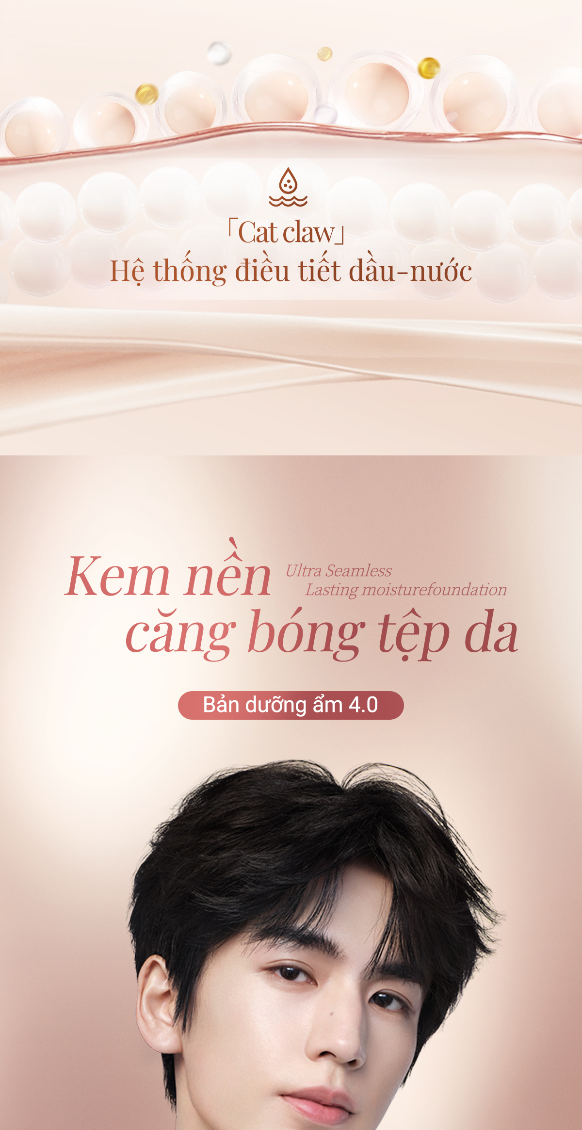 Kem nền CARSLAN dạng lỏng kiềm dầu lâu trôi chống thấm nước suốt 24h 30g