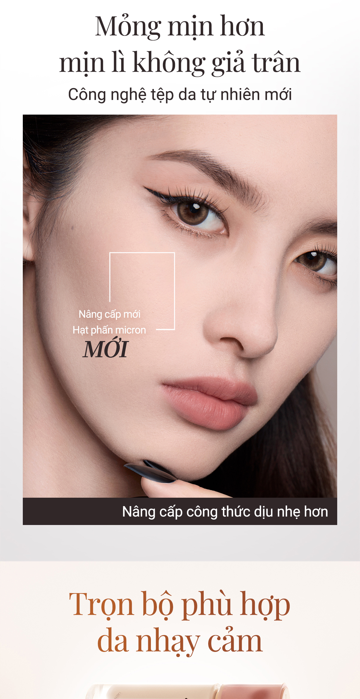 Kem nền CARSLAN dạng lỏng kiềm dầu lâu trôi chống thấm nước suốt 24h 30g