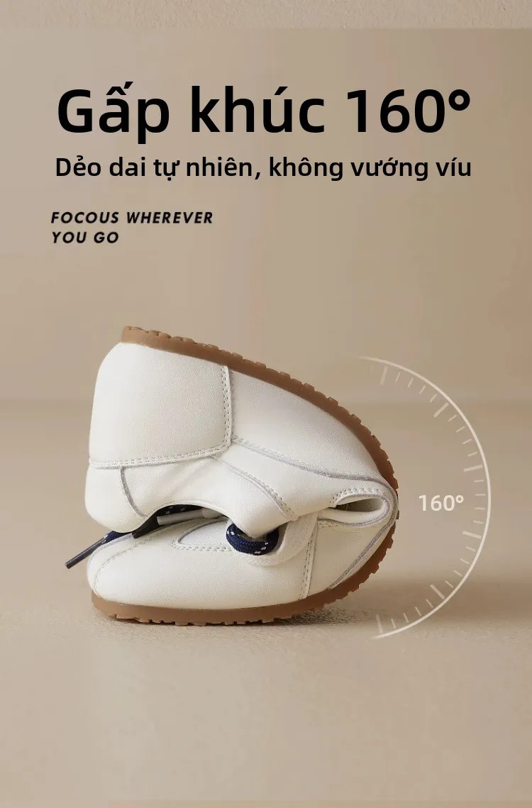 Agsdon Giày Thể Thao Nữ Màu Trắng Kem Phối Dây Kép – Sneaker Nữ Đế Bằng Phong Cách Hàn Quốc Vintage Đi Học Đi Làm