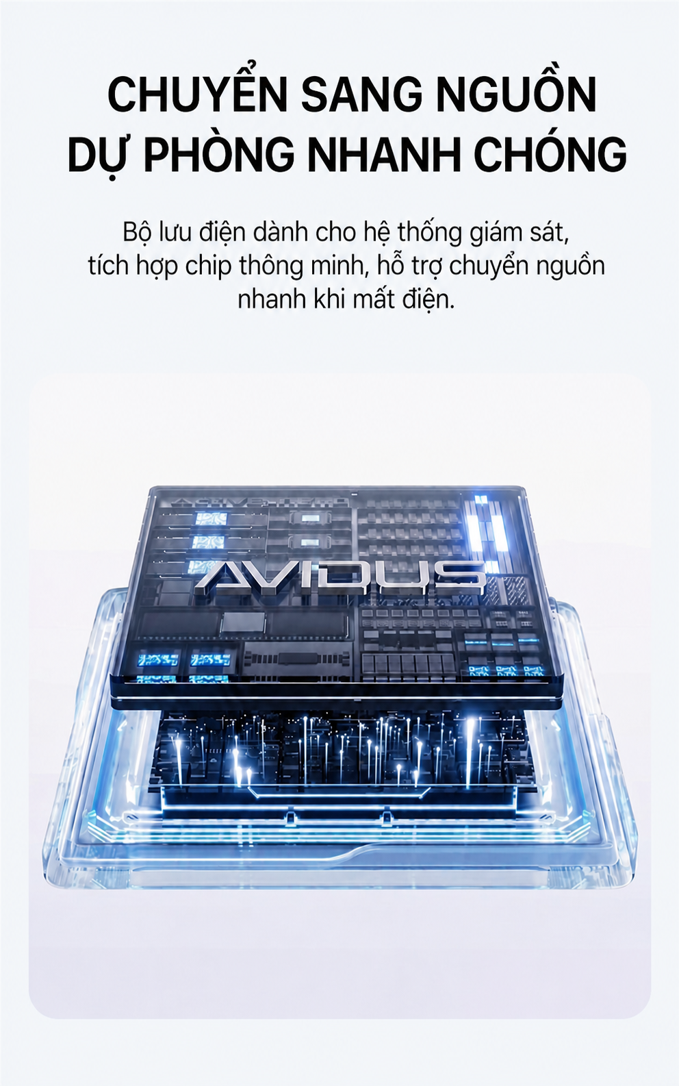 AVIDUS 12V 1.5A True 6000mAh Mini UPS Pin dự phòng cho Modem định tuyến WiFi và Bộ nguồn Camera quan sát – ảnh mô tả chi tiết 9