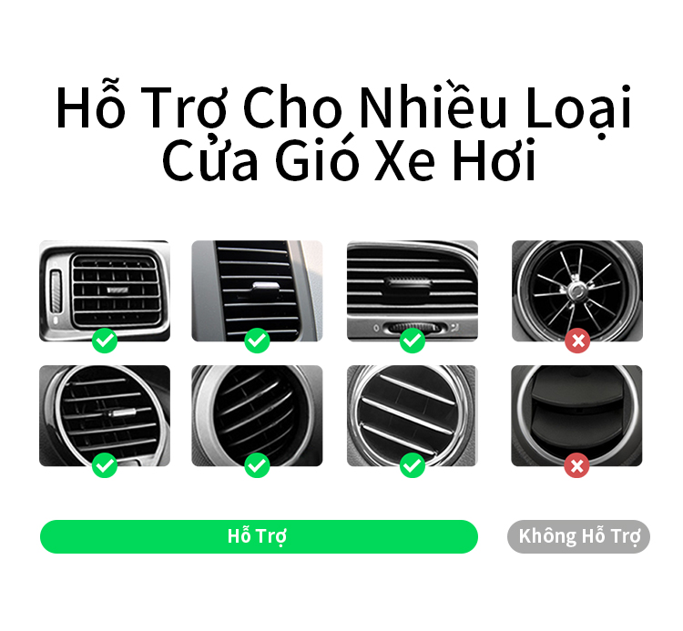 Giá đỡ điện thoại ô tô UGREEN Giá đỡ điện thoại thông hơi trên ô tô cho Xiaomi Samsung iPhone 17 Pro Max/iPhone 18 Pro Max – ảnh mô tả chi tiết 1
